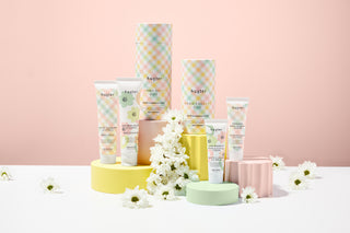 Huxter Product Collection in Pastel Check design