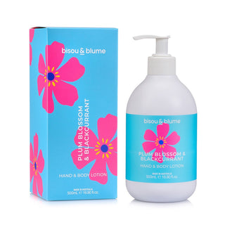 B&B Hand & Body Lotion 500ml - Plum Blossom & Blackcurrant