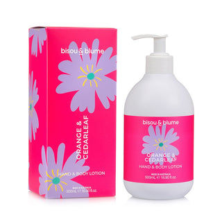 B&B Hand & Body Lotion 500ml - Orange & Cedarleaf