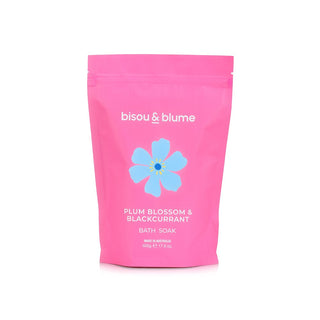 B&B Bath Soak 500gm - Plum Blossom & Blackcurrant