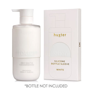 Silicone Bottle sleeve LOTION - White