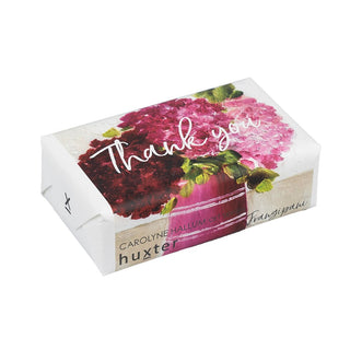 Huxter Art Series Natural Frangipani Soap wrapped with Carolyne Hallum art series 'Pink on Pink' artwork