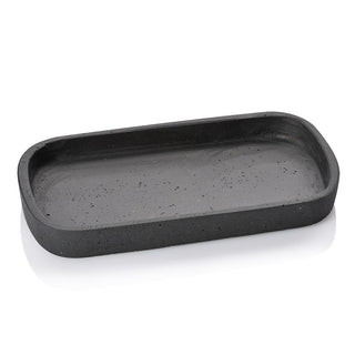 Huxter's stoneware rectangle 200 x 100 x 20 mm tray in black
