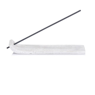 Huxter's pale grey incense holder 18cm