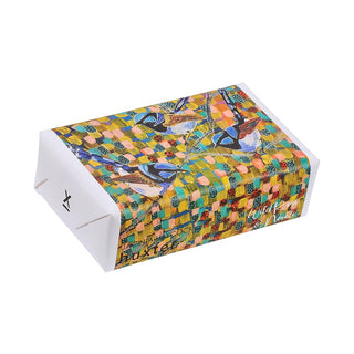 Huxter Art Series Natural Soap Wild Rose & Neroli wrapped with Jacinta Haycock art series 'Birds of a feather' artwork