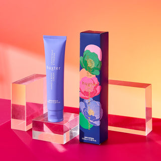 hand and body cream lifestyle photo - 100 ml - grapefruit and freesia - Huxter Australia