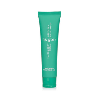hand and body cream tube - 100 ml - green tea and cucumber - Huxter Australia