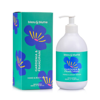 B&B Hand & Body Wash 500ml - Gardenia & Frangipani