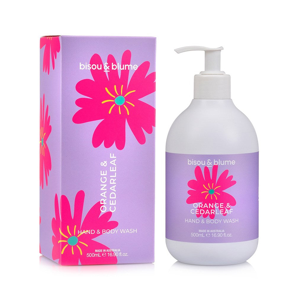 B&B Hand & Body Wash 500ml - Orange & Cedarleaf