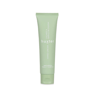 hand cream tube - green - 100 ml - lychee and apple blossom - Huxter Australia
