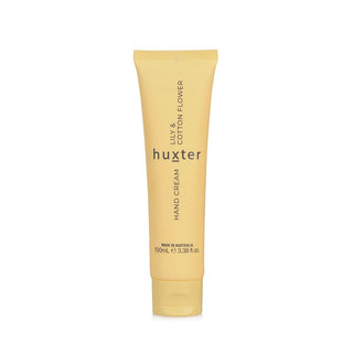 hand cream tube - yellow - 100 ml - lily and cotton flower - Huxter Australia