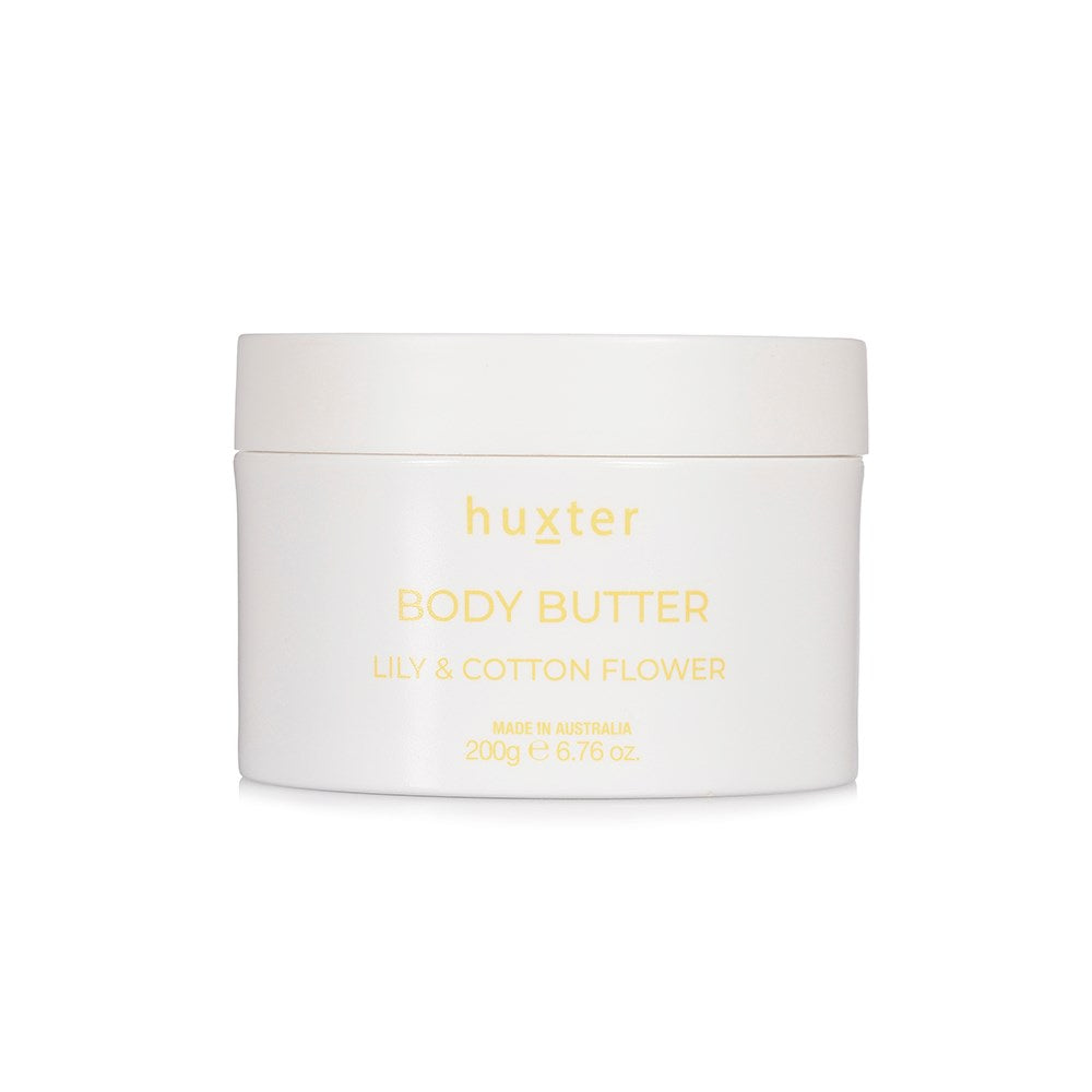 200gm Body Butter - Lily & Cotton Flower (Yellow)