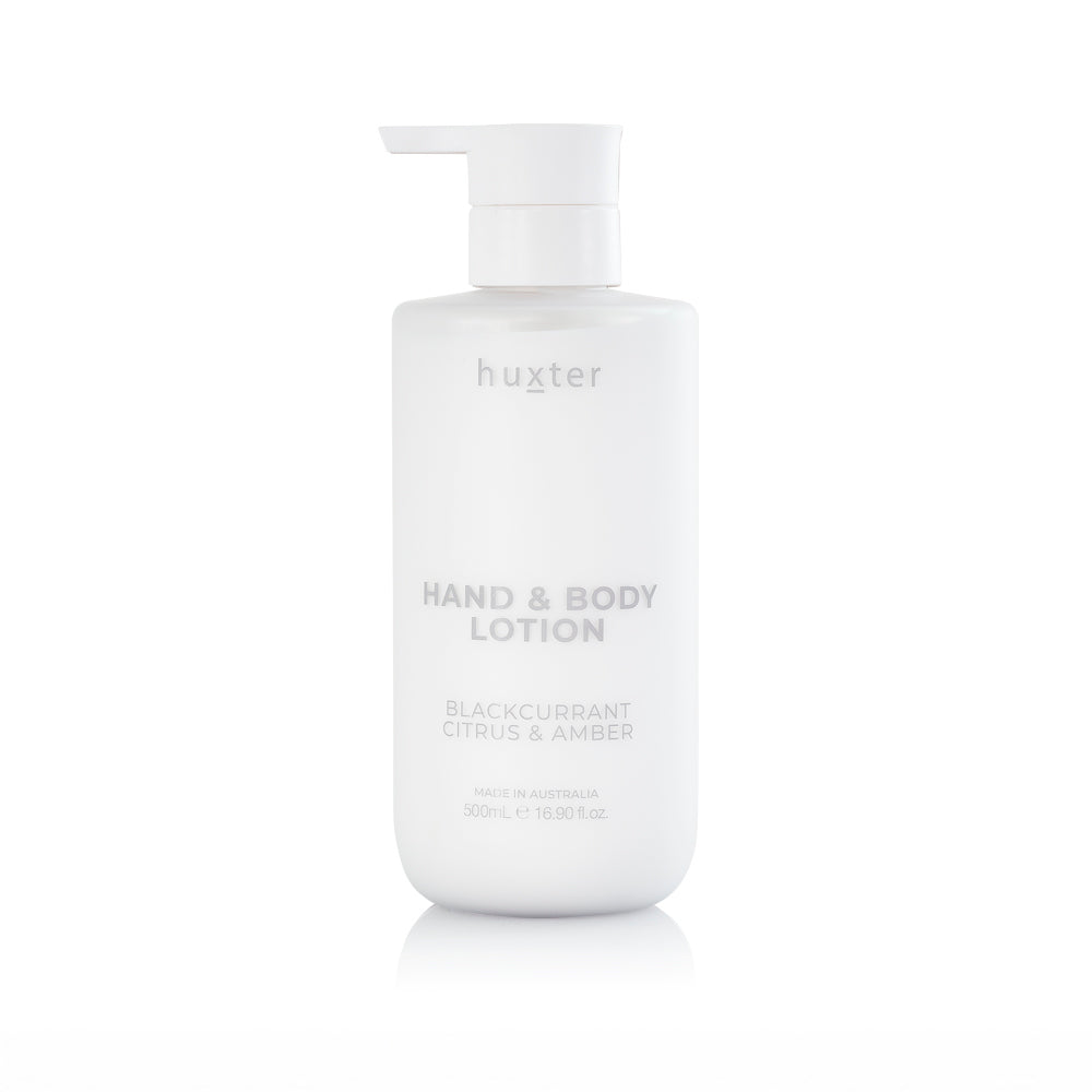 Hand & Body Lotion 500ml - Limited Edition - Blackcurrant, Citrus & Amber