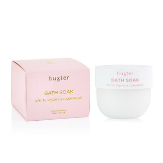 300gm Bath Soak Boxed - White Peony & Cashmere