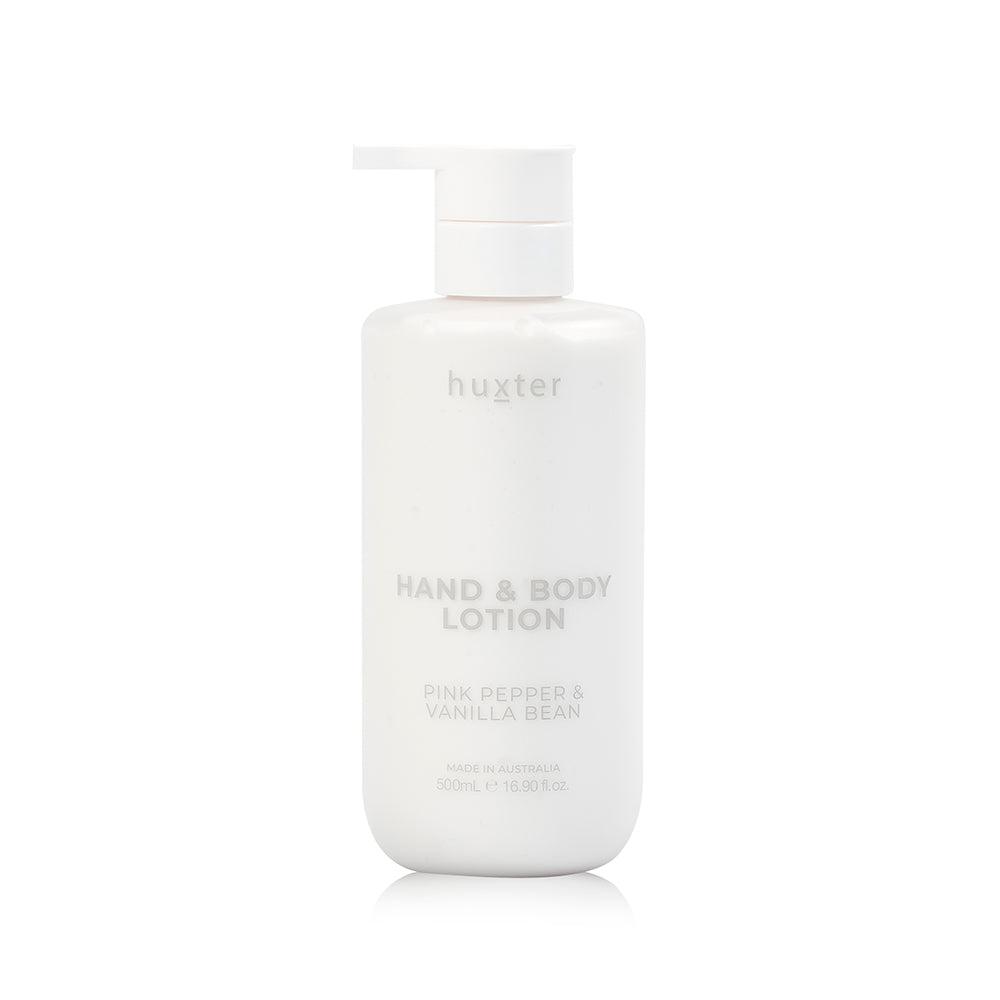 Hand & Body Lotion 500ml - Pink Pepper & Vanilla Bean