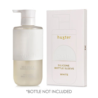 Silicone Bottle Sleeve WASH - White