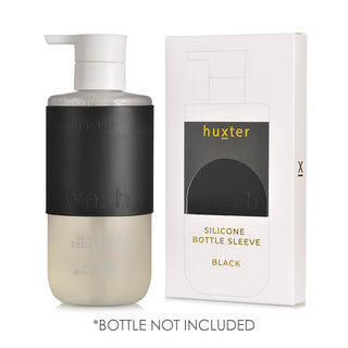Silicone Bottle Sleeve WASH - Black