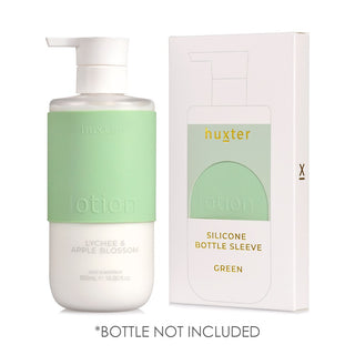 Silicone Bottle Sleeve LOTION - Green