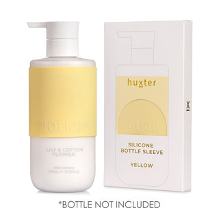 Silicone Bottle Sleeve LOTION - Yellow