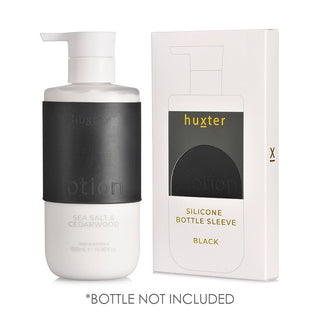Silicone Bottle Sleeve LOTION - Black
