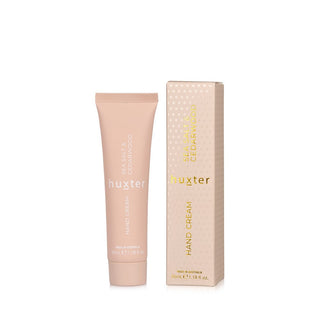 hand cream - neutral beige - 35 ml -seasalt and cedarwood - Huxter Australia