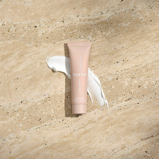 hand cream on bathroom counter - neutral beige- 35 ml - seasalt and cedarwood - Huxter Australia