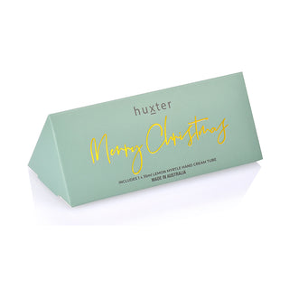 Huxter's Hand Cream 35ml in 'Merry Christmas' Mini Triangle Bon Bon Pale Green scented with Lemon Myrtle