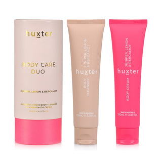 Body Care Duo - R'Berry & Neutral -100ml Body Cleanser & 100ml Body Cream - Juniper, Lemon & Bergamot