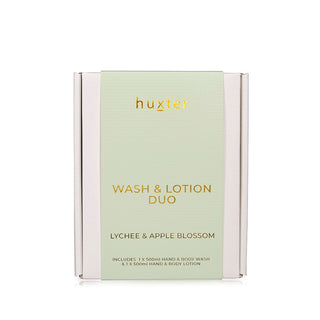 Wash & Lotion Duo - Green - Lychee & Apple Blossom