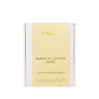 Wash & Lotion Duo - Yellow - Lily & Cotton Flower