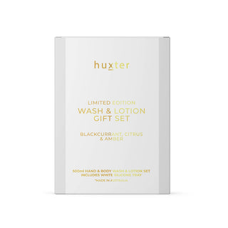 Wash and Lotion Gift Set 500ml - Limited Edition - Blackcurrant, Citrus & Amber