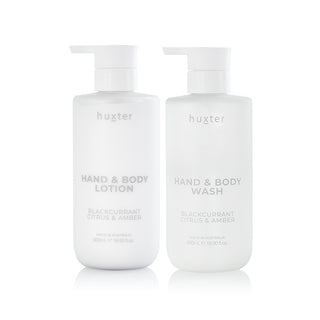 Wash and Lotion Gift Set 500ml - Limited Edition - Blackcurrant, Citrus & Amber