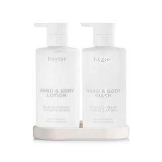 Wash and Lotion Gift Set 500ml - Limited Edition - Blackcurrant, Citrus & Amber