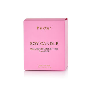 Candle Boxed 50+hr Burn Time - Blackcurrant, Citrus & Amber