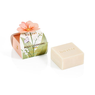 Body Cleansing Bar Gift Box - Peach Flower - White Florals & French Pear