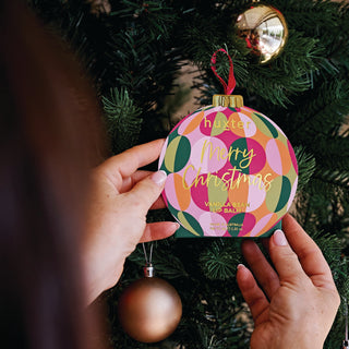 Hanging 9gm Lip Balm Bauble - Circles