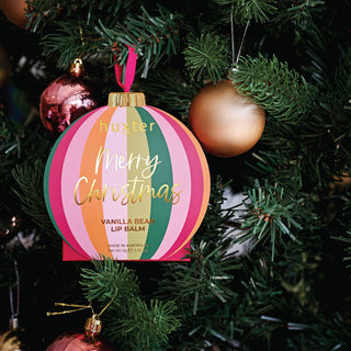Hanging 9gm Lip Balm Bauble - Stripes