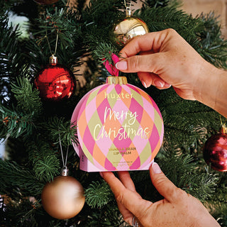 Hanging 9gm Lip Balm Bauble - Diamonds