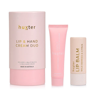 Huxter's Lip & Hand Cream Duo in Neroli & Orange Blossom & Wild Berries & Citrus Fragrances