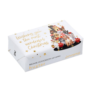 BG 'Dog Xmas Tree' - W/Y/T/most wonderful Christmas - GOLD FOIL