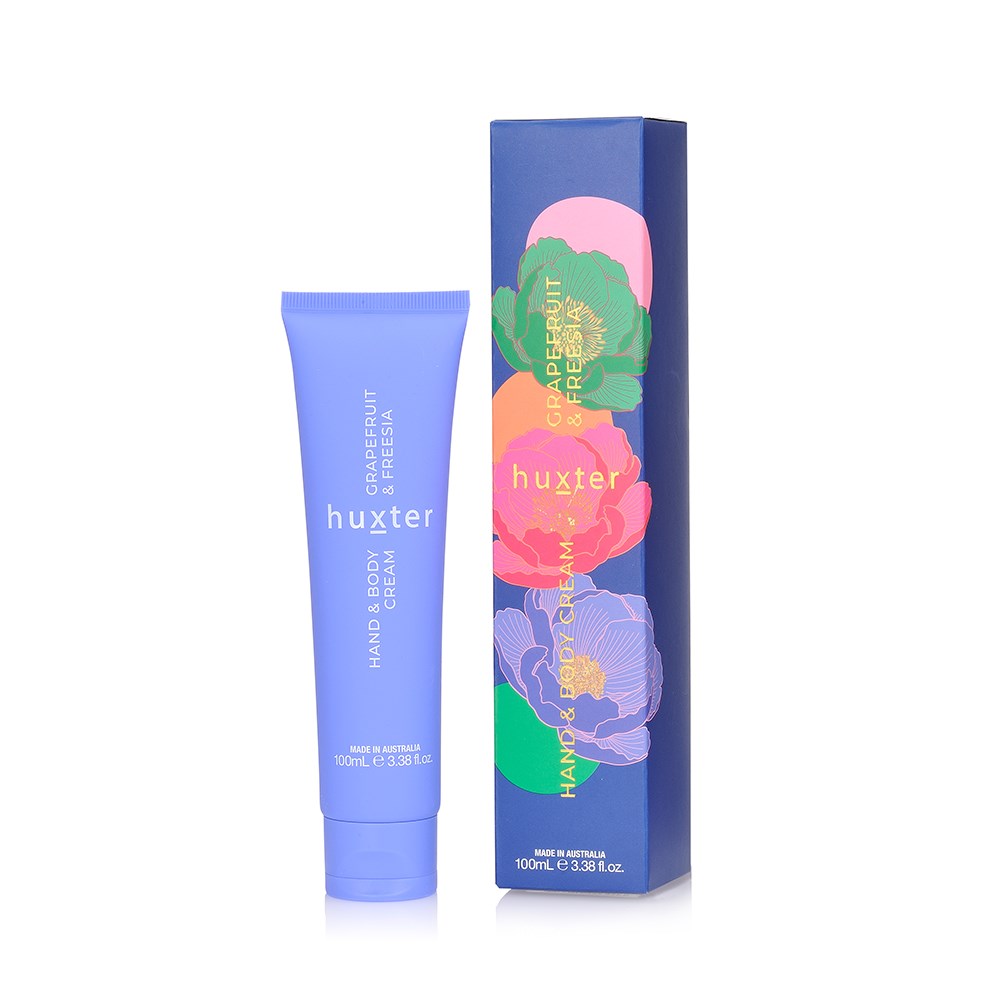 hand and body cream - 100 ml - grapefruit and freesia - Huxter Australia