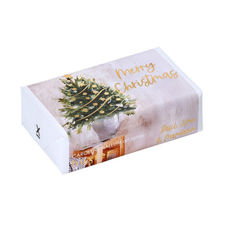 'Xmas Tree in pot' - Mery Christmas - with GOLD FOIL