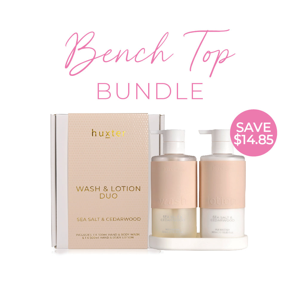Bench Top Bundle (Sea Salt & Cedarwood)