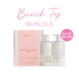 Bench Top Bundle (White Peony & Cashmere)