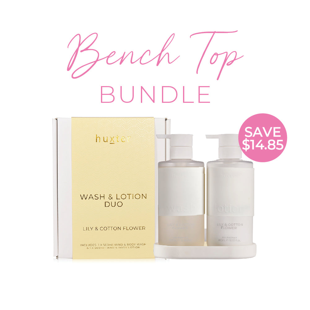 Bench Top Bundle (Lily & Cotton Flower)