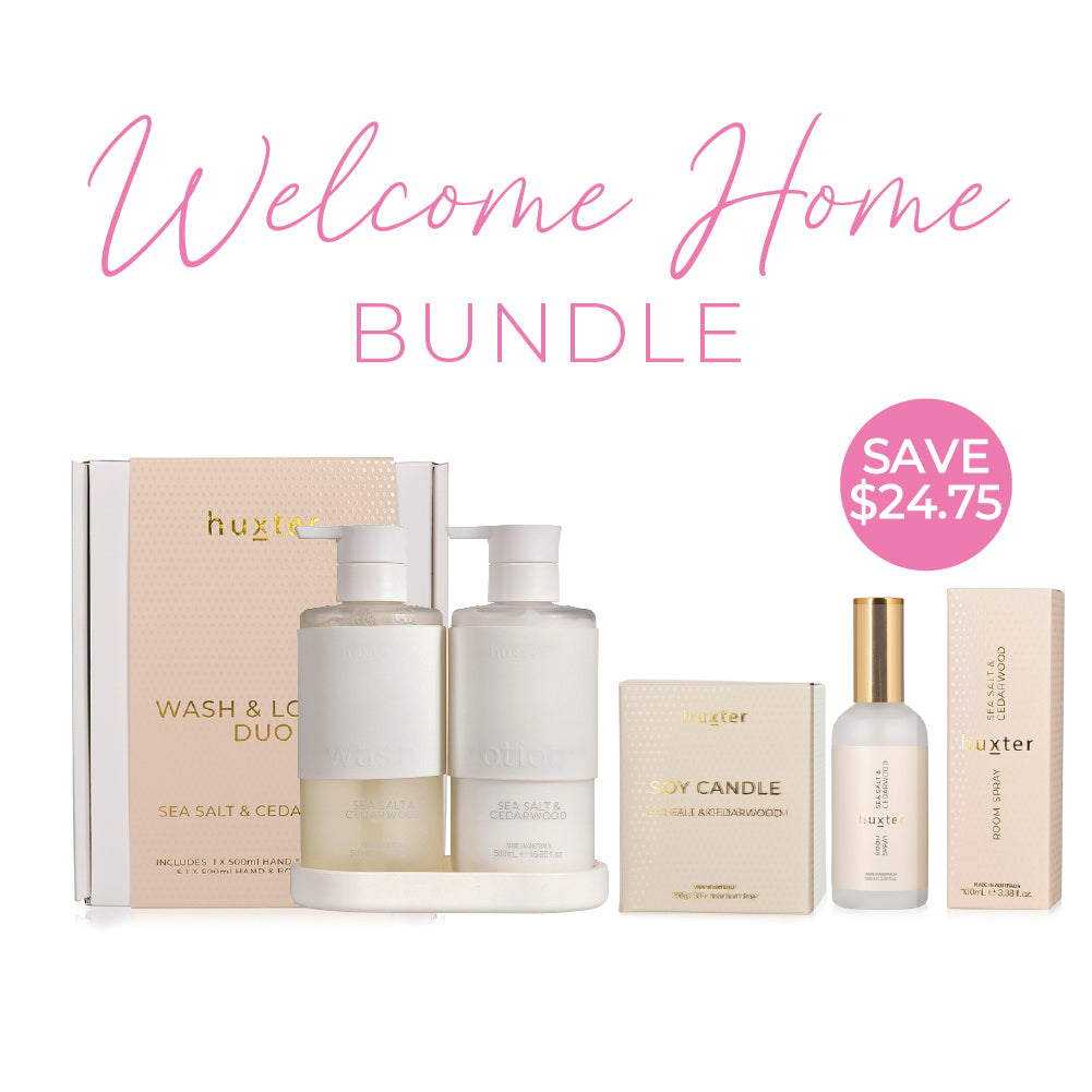 Welcome Home Bundle · Sea Salt & Cedarwood