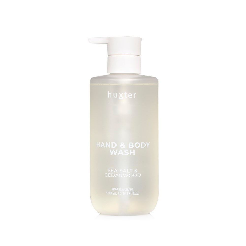 Hand & Body Wash - 500ml - Sea Salt & Cedarwood 
