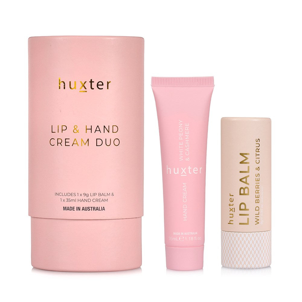 Lip & Hand Cream Duo - Pink - White Peony & Cashmere
