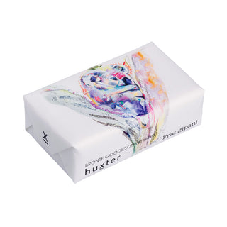 Huxter Art Series Natural Frangipani Soap wrapped with Bronte Goodieson 'Koala' painting 