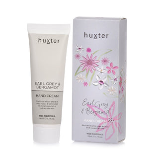 Huxter 50ml early grey & bergamot hand cream in florals